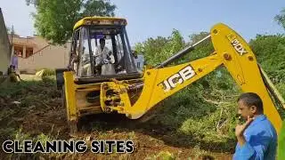JCB working Function uses | Sand filling compound wall | sites cleaning | Tamil | English | Hindi |