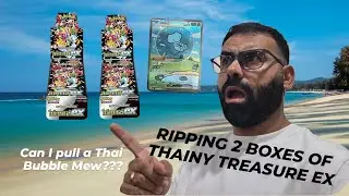 2 BOXES OF THAI SHINY TREASURE EX - DID I PULL A THAI BUBBLE MEW???