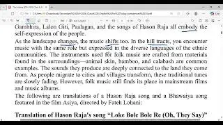 Class 8 English Unit 1 Lesson 1 | Folk Song Class 8 | A Glimpse of Our Culture | Activity people's.