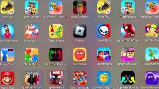 Survival Story: Round 6,Barry's Police Girl,Roblox,Grimace Monster,Squid Game Family,Camo Sniper....
