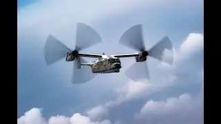 V 22 Osprey -  [4K] multirole combat aircraft! It is like from another planet!