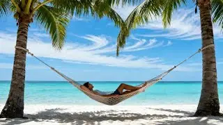 Tropical Beach Harmony Breaths Deeper Than Night For Gentle Night Ocean Calm 🌊