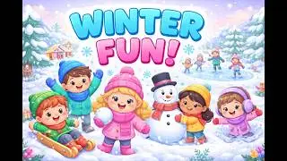Winter Fun Rhyme for Kids | Snow, Play & Cozy Moments!