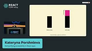 Demystifying accessibility in React apps by Kateryna Porshnieva from Buffer | React Conf 2024 Day 2