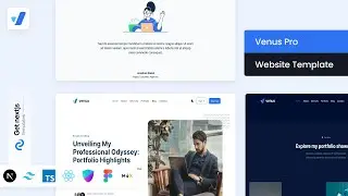 Venus Pro NextJs 15 Template for Portfolio & Personal Websites