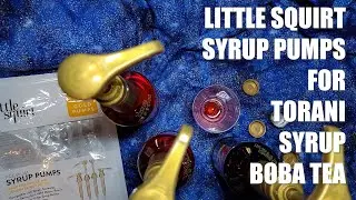Little Squirt Syrup Pumps for Torani Syrup Boba Tea