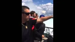 Man attempting to swim over Niagara Falls!!!