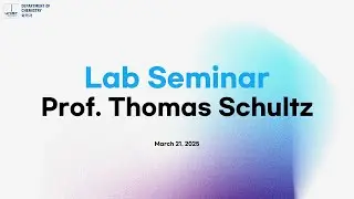 Thomas schultz 교수 연구실 설명회