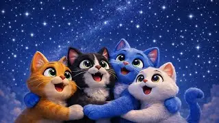 The Rooftop Adventures of Colorful Kittens🐱 | Nursery Rhymes🎶