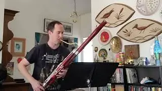 Weissenborn Bassoon Etude No. 45 from Fifty Advanced Studies 