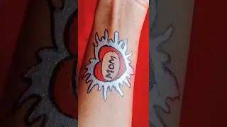 Heart mom tattoo 👌#ytshorts #shortvideo #viralvideo