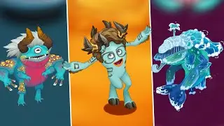CG5 Mysterious Werdo, Epic Dermit, Epic Bowhead (My Singing Monsters)