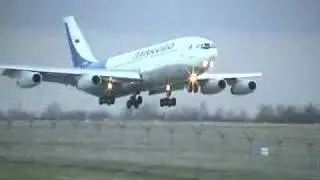 Ilyushin Il-86 Pulkovo lands at Prague