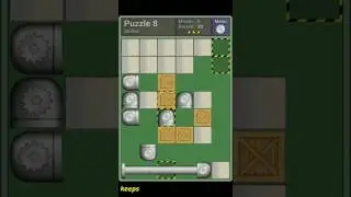 Pushing Machine (Skilled) Level Puzzle 8 - Perfect Solution