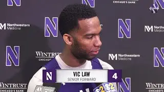 Men's Basketball - Vic Law on Northwestern Career (3/8/19)