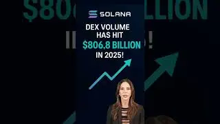 Solana EXPLODES to $806B DEX Volume in 2025! Is Ethereum in Trouble? #solana #ethereum #cryptonews