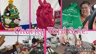 One of the BEST Charity Yard Sales! Number one item on my thrifting wishlist is FINALLY FOUND!! 😁👍
