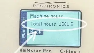Philips Respironics Remstar Pro C-Flex+, 1601 година роботи
