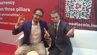 Interview with Mahmoud Elawa, Mediacoin stage at InfinitVerse Blockchain Event