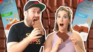 The BEST Vegan Milk Chocolate Bar EVER? Lindt Vegan Milk Chocolate Bar Review and Taste Teste!