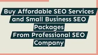 Affordable SEO company