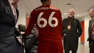 Sean Cox meets liverpool players|| Sean Cox back at ANFIELD after Roma attack