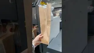 Punching Hole Online, V/ Sharp Bottom French fries /bread Food Packaging Paper Bag Making Machine