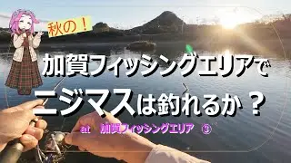 秋の加賀フィッシングエリアでニジマスは釣れるか？2025【エリアトラウト】