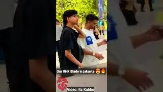 Our RHK Blade in Jakarta 😍🔥 Pookie Moment 🇧🇩✈️ #rhk #garenafreefire #freefireshorts