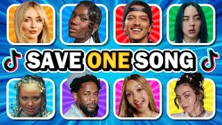 Save One Song 🎶 TikTok Trends 2025 🔥 |  Music Quiz 2025