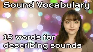 Sound Vocabulary words | English Lesson