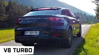 Acceleration  Porsche Cayenne Coupe Turbo sound V8 - Good sound exhaust ?