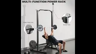 DONOW Olympic Weight Bench Review &ndash; Adjustable Squat Rack & Bench Press Setup!