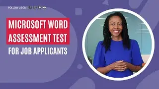 Microsoft Word Assessment Test for Job Applicants | Try Free