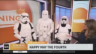 Stormtroopers from the 501st Legion are here to celebrate May the 4th!