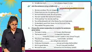 English Grammar | Class - 4 | Chapter 19 | Conjunctions |  Exercise Explanation & Answers