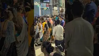 Largest Dandiya on the road in Indian Square Jersey City #dance #garba #jerseycity #travelvlog
