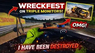 I was quickly destroyed! [Triple Screen] Onboard - Simagic Alpha mini