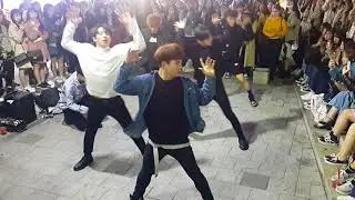 [킹덤즈]JBJ☆꽃이야☆COVER 홍대버스킹 20180330금 [HONGDAE KPOP STREET DANCE]
