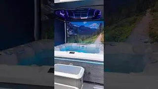 Covana Oasis Midnight automatic hot tub cover system🔥👀 #hottubs #hottub #jacuzzi #outdoorliving