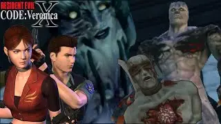 Resident Evil Code: Veronica X (PS2) - All Bosses [No Damage] + Ending