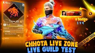 V Badge Guild Testing | Live Guild Testing#fflive#guildtest#ytstudio