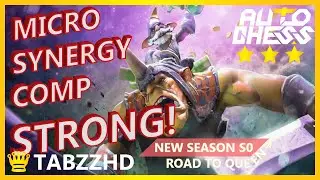AUTO CHESS TROLL WARLOCK BUILD | MICRO SYNERGY COMP STRATEGY!