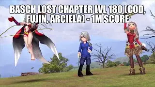 DFFOO Basch Lost Chapter Lvl 180 Weak to Wind? Fujin strikes again! - 1M Score