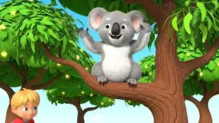 Sleepy Koala Took a Nap on the Tall Tree 🐨 | Nursery Rhymes for Kids & Baby Songs