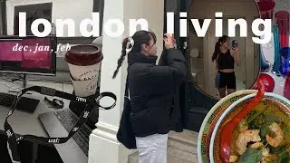 london living: university exam season, concerts, new year eve, friends & celebrations *quiet vlog*