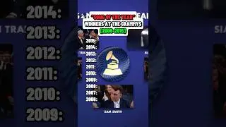 Song Of The Year Winners At The Grammys (2006-2015) #music #grammys