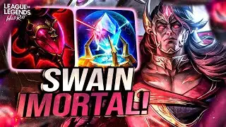 SWAIN COM O NOVO ITEM FICA IMORTAL! | LoL Wild Rift