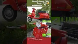 Piaggio Vespa P 200 E anno 1982 funzionante ben tenuta #linkmotorsborgoveneto #piaggiovespa