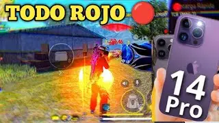 🔥 SENSIBILIDAD TODO ROJO Free Fire 2026 | iPhone 14 Pro Max